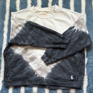 Free people movement tie dye sweatshirt